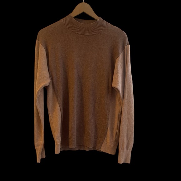 Loft Outlet Mock Turtle Neck Color Block Sweater - Picture 12 of 13